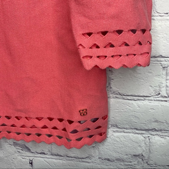 Basler Scalloped Hem Cutout Detail Sweater - Picture 6 of 9